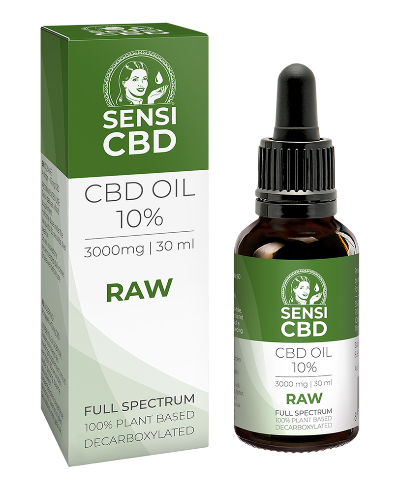 CBD Oil 10% - 1000 mg – 10 ml - Vegan – Sensi CBD