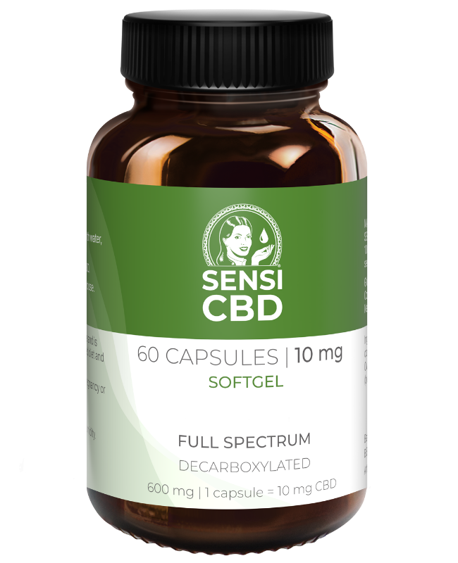 Imagen de Cápsulas de gel de CBD 10 mg - 60 cápsulas