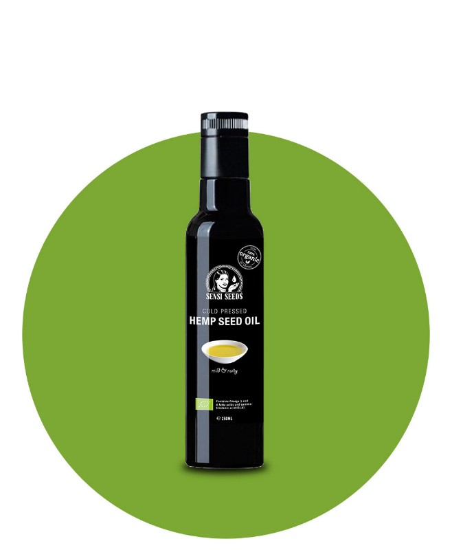 Picture of Biological Cold-Pressed Hemp Seed Oil