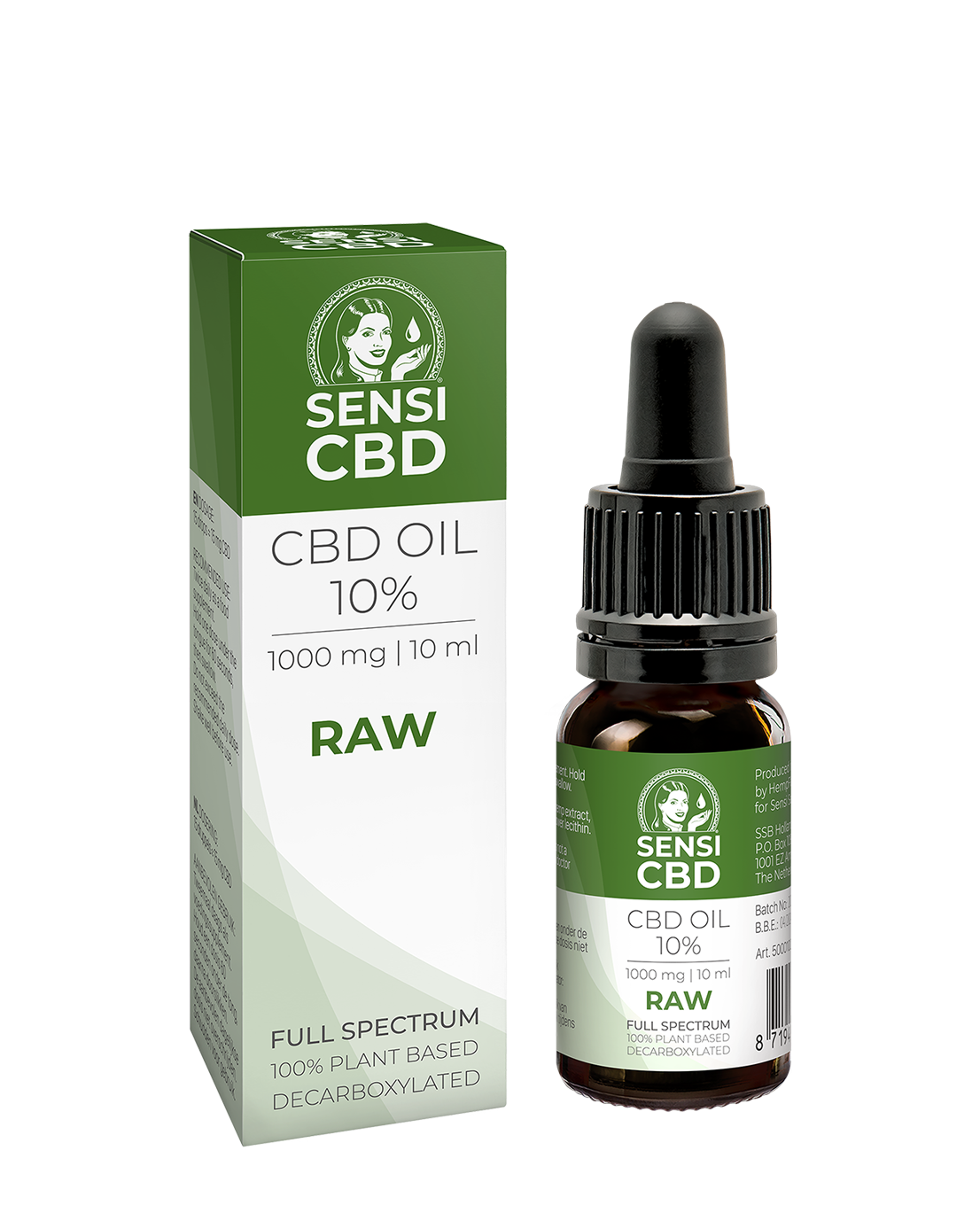 CBD Oil 10% - Vegan - Sensi CBD